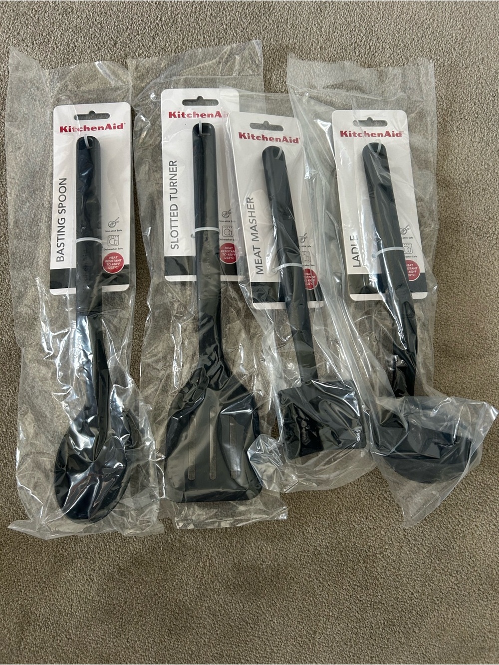 KitchenAid - Basting Spoon/Slotted Turner/Ladle/Meat Masher